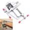 New Cast Aluminum Mini Bench Vise Table Swivel Lock Clamp For Crafting 3