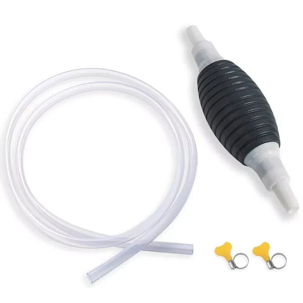 Portable Manual Car Fuel Transfer Pump With Siphon Hose Gas Gasoline Petrol Hand Pump 1