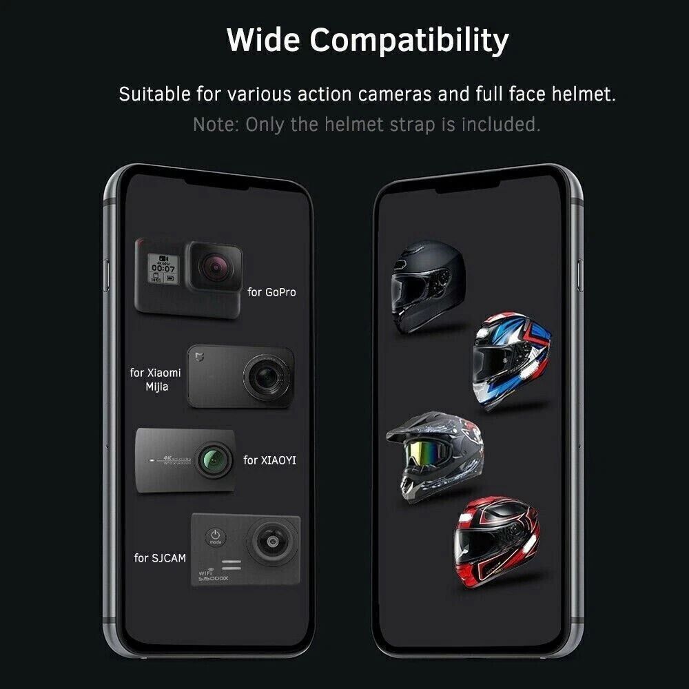 Front Chin Mount Holder Bracket For GoPro Hero 95 Motorcycle Helmet Camera 3