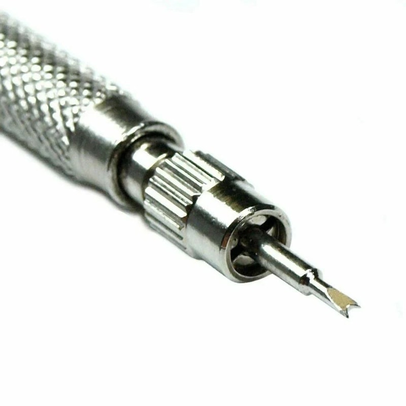 Watch Repair Tool Steel Link Remover With Spring Bar Pin Pusher Spare Tips 4