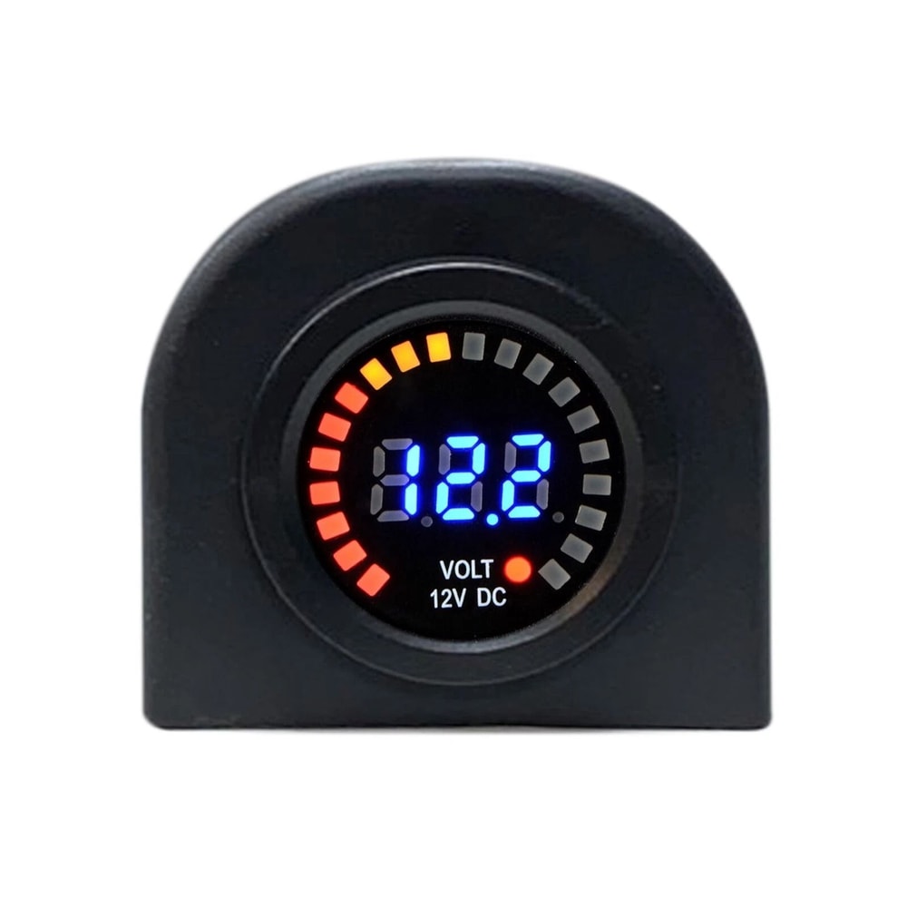 Waterproof LED Digital Voltmeter Voltage Meter Battery Gauge For Marine Car Boat 6