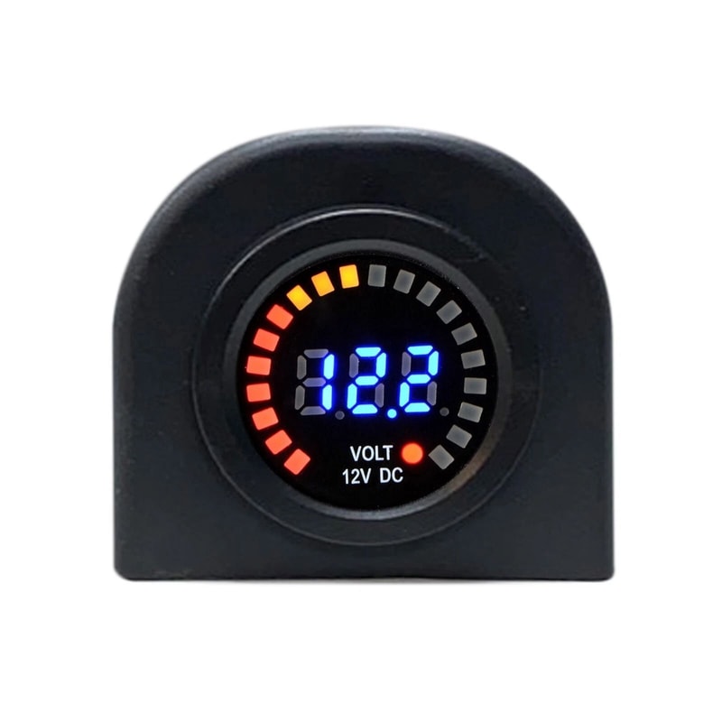 Waterproof LED Digital Voltmeter Voltage Meter Battery Gauge For Marine Car Boat 6