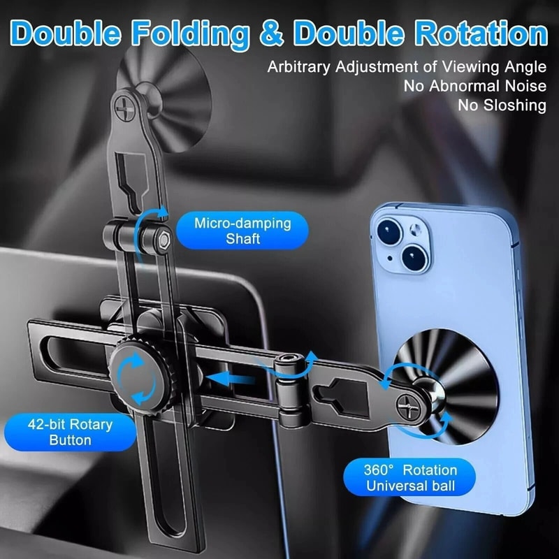 Magnetic Car Mount Holder Rotating Stand Universal Dashboard Cell Phone Mount 5