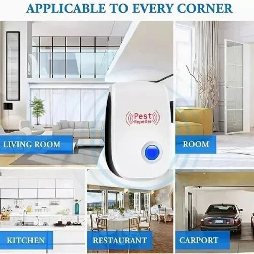 Electronic Pest Control Ultrasonic Repeller For Mice Rats And Bug Rejection 1