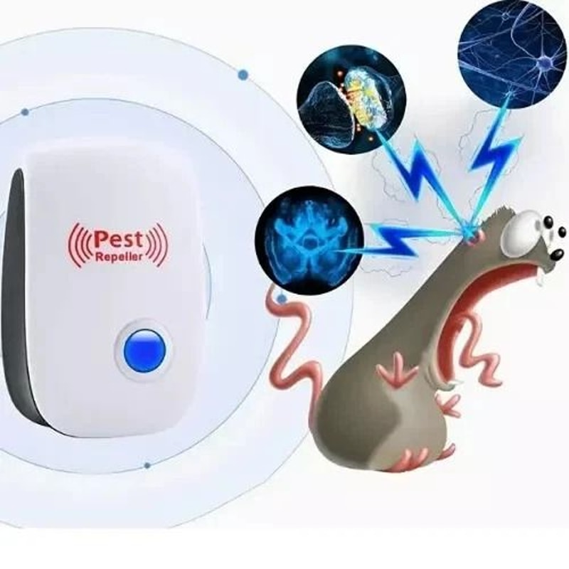 Electronic Pest Control Ultrasonic Repeller For Mice Rats And Bug Rejection 2