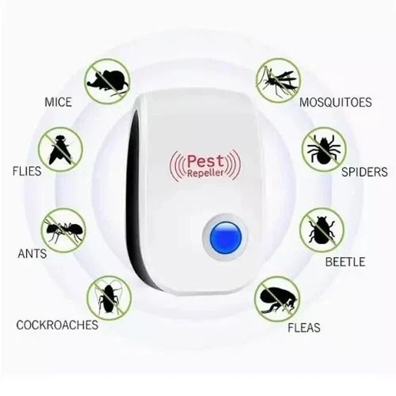 Electronic Pest Control Ultrasonic Repeller For Mice Rats And Bug Rejection 6