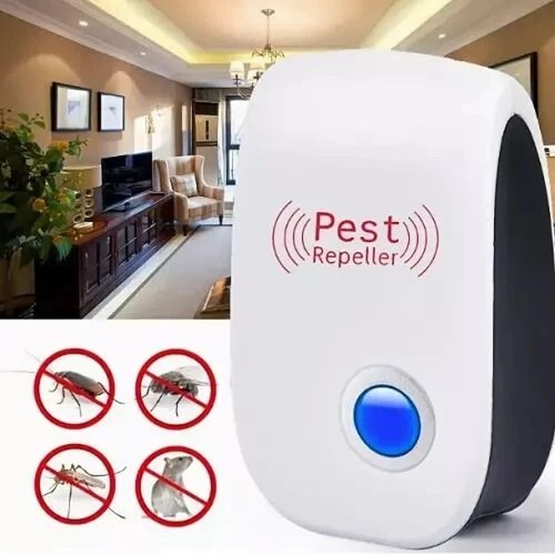 Electronic Pest Control Ultrasonic Repeller For Mice Rats And Bug Rejection 0