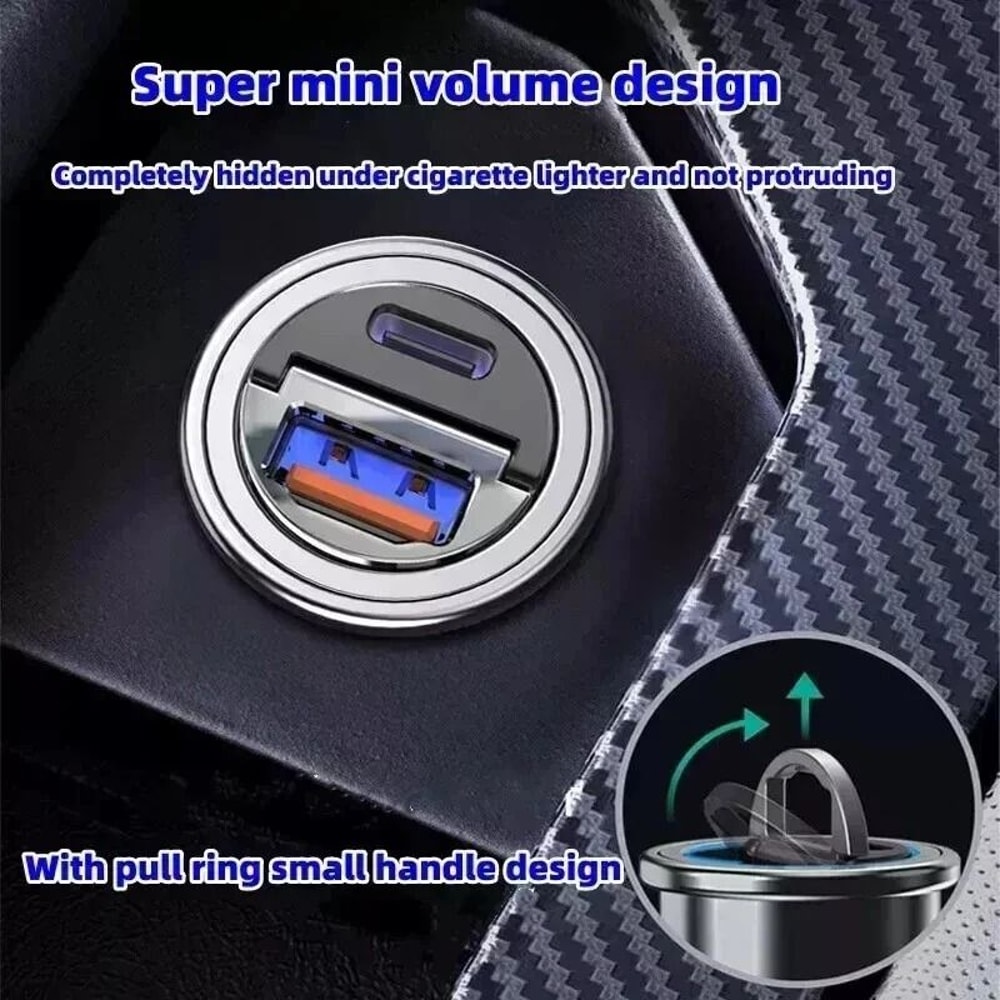 Super Fast 2 Port USB Car Charger Adapter For IPhone Samsung Android Devices 6