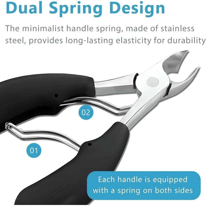 Heavy Duty Stainless Extra Large Toe Nail Clippers For Thick Hard Nails Cutter Durable Pedicure Too 2