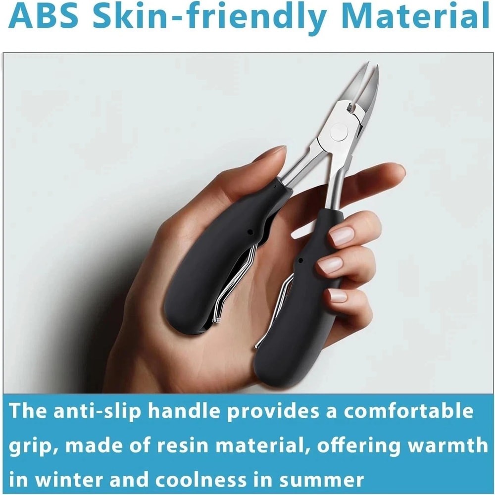 Heavy Duty Stainless Extra Large Toe Nail Clippers For Thick Hard Nails Cutter Durable Pedicure Too 4