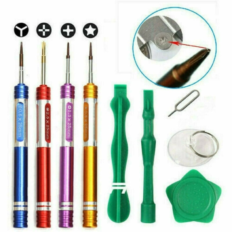 Screwdriver Kit Set Repair Opening Pry Tools For IPhone Cell Phone Fix 4