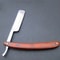Straight Edge Razor Metal Wood Handle Classic Barber Beard Shaving Tool 3