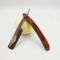 Straight Edge Razor Metal Wood Handle Classic Barber Beard Shaving Tool 4
