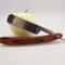 Straight Edge Razor Metal Wood Handle Classic Barber Beard Shaving Tool 5