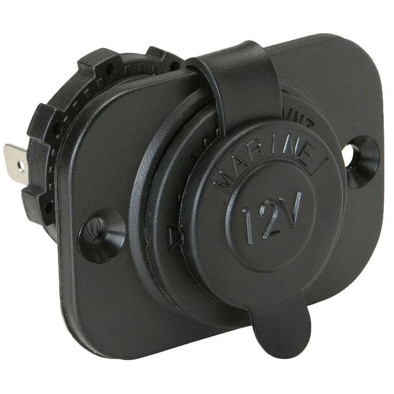 Cigarette Lighter Socket Car Boat Motorcycle Power Plug Adapter Outlet 0