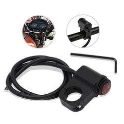 bicycle handlebar waterproof headlight fog light switch on off