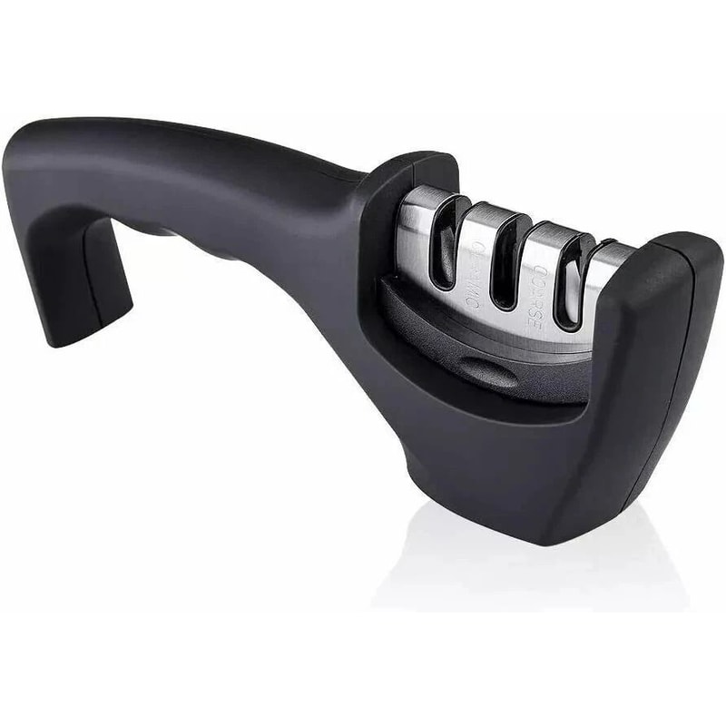 Ceramic Tungsten Knife Sharpener Professional 3 Stage Kitchen Sharpening System 10