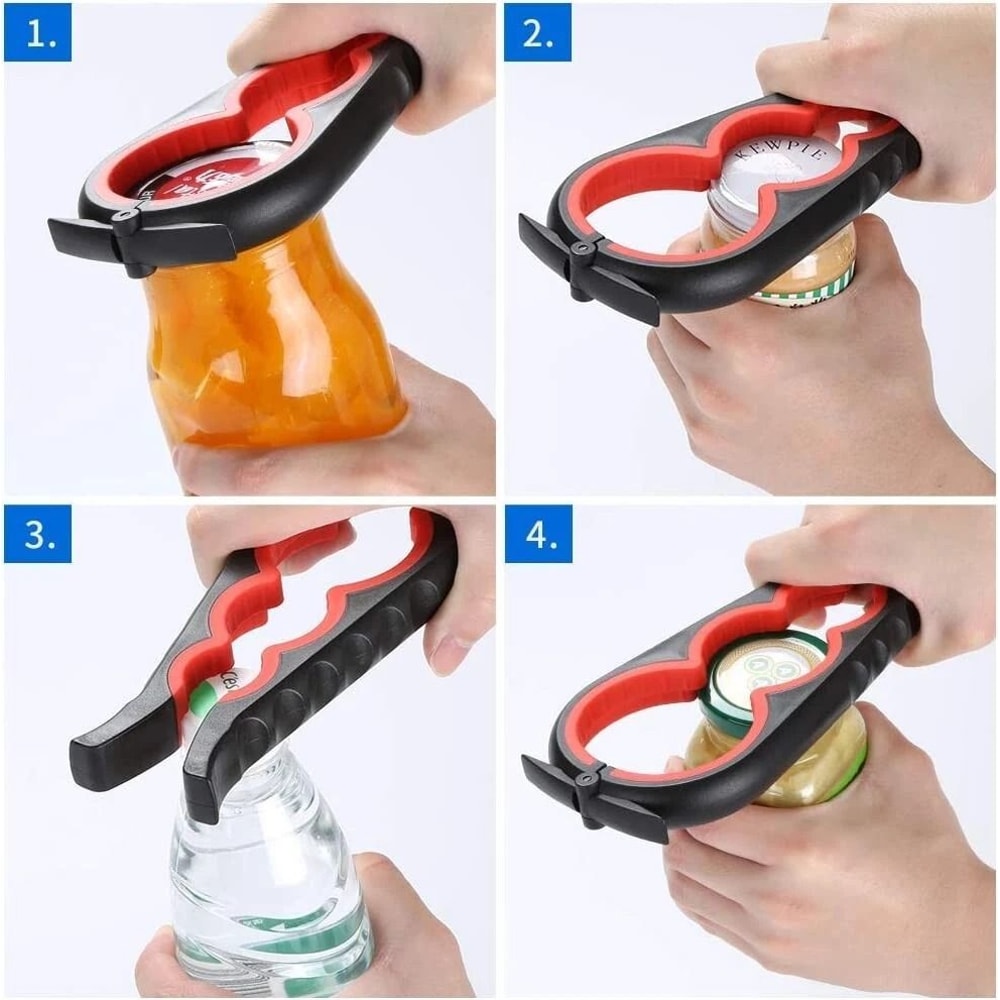 Jar Opener Rubber Quick Lid Bottle Cap Grip Twister Remover 3