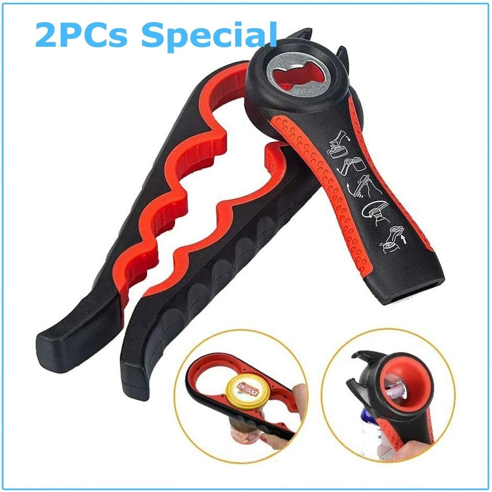 Jar Opener Rubber Quick Lid Bottle Cap Grip Twister Remover 8