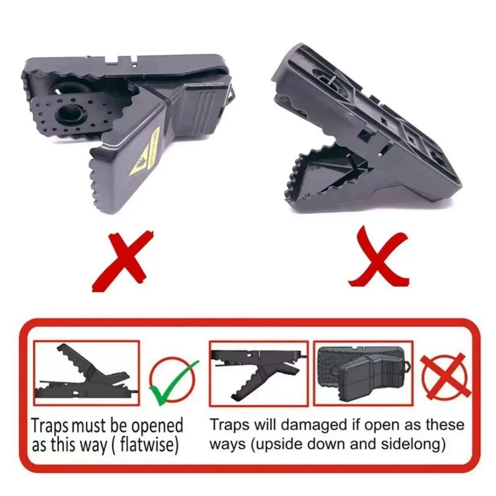 Rodent Killer Snap Trap Heavy Duty Mouse Traps Mice Power Pest Trap 3
