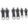Instant Zipper Fix Zip Slider Repair Kit Removable Replacement 8