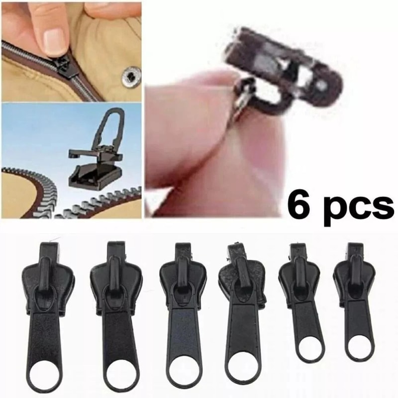Instant Zipper Fix Zip Slider Repair Kit Removable Replacement 10