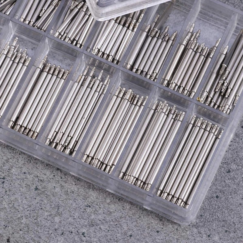 Stainless Steel Watch PINS SPRING BARS Band Strap Link Repair Kit Set 0