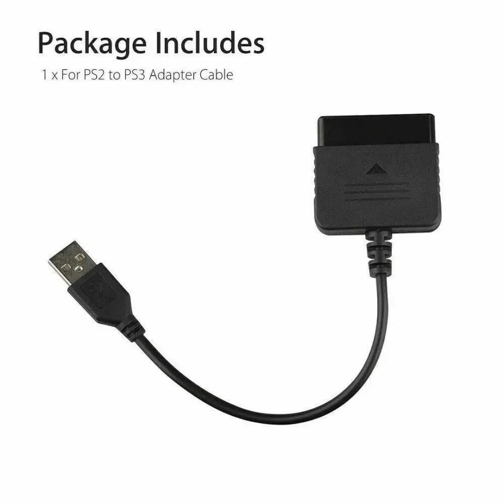 PS2 To PS3 USB Game Controller Adaptor Cable For Sony PlayStation 4