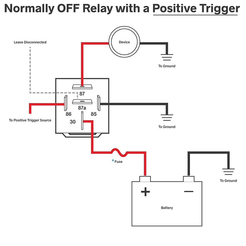 Waterproof DC 5Pin Automotive Car Relay Switch SPDT Harness Socket 3