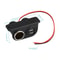 Dual USB Charger Power Adapter Outlet Car Cigarette Lighter Splitter 6