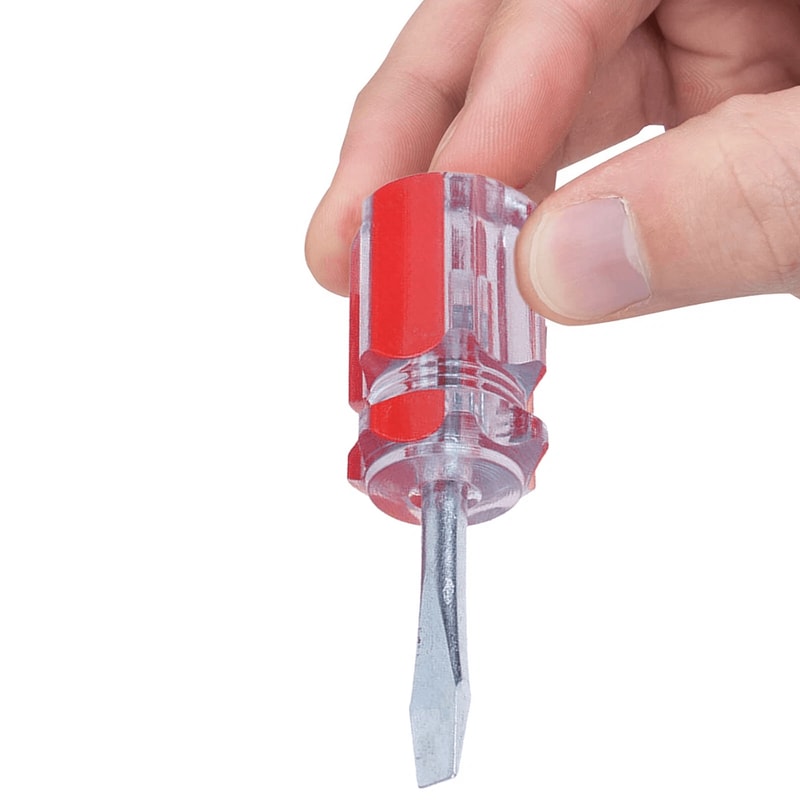 Stubby Tight Space Tools Set Small Mini Flathead Phillips Slotted Screwdriver For DIY Jobs 4