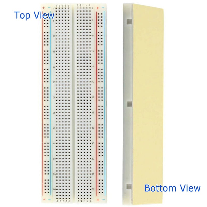 Breadboard 830 Point With Jumper Cables MB Power Supply For Electronics Projects 6