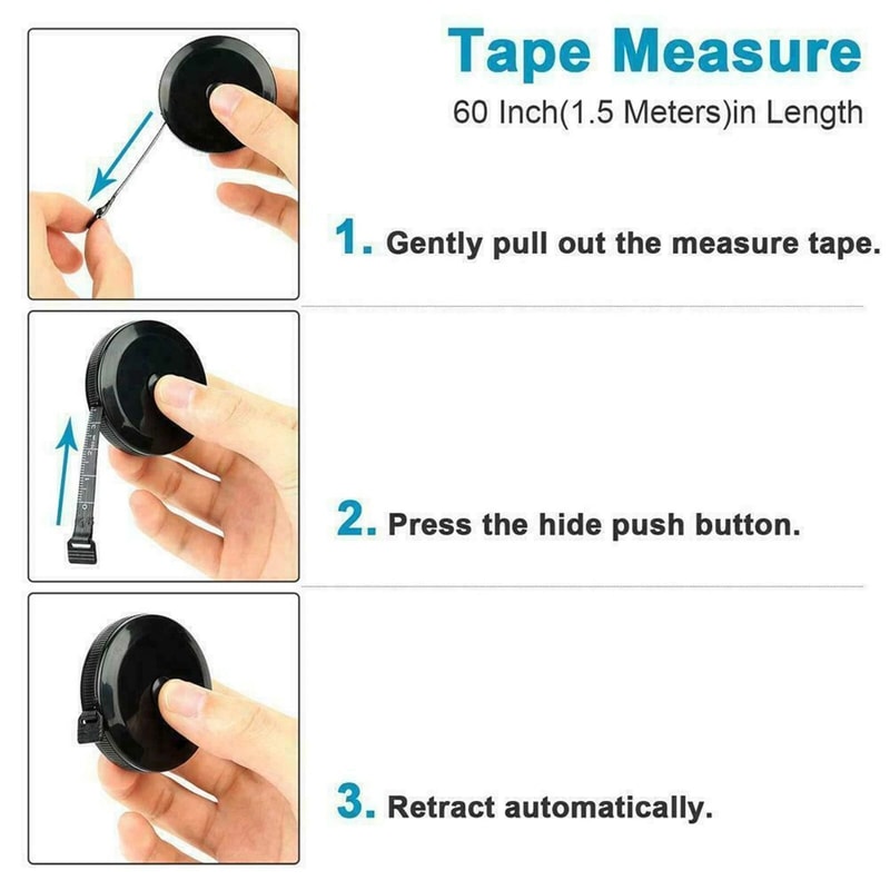 Soft Body Measuring Ruler Sewing Cloth Tailor Tape Seamstress Measure Tape 3