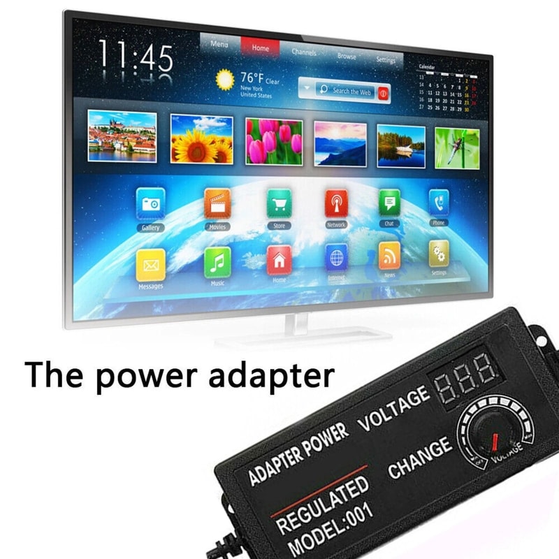 Adjustable Power Supply With LCD Display ACDC Switch Adapter 2