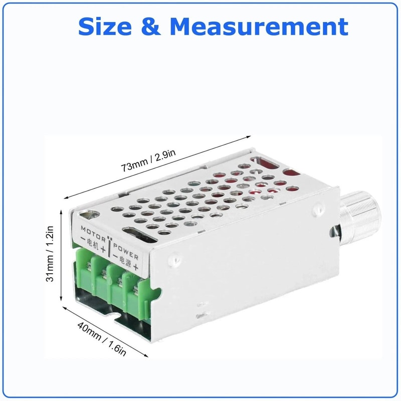 Reversible PWM DC Motor Speed Controller HHO Control Switch 1