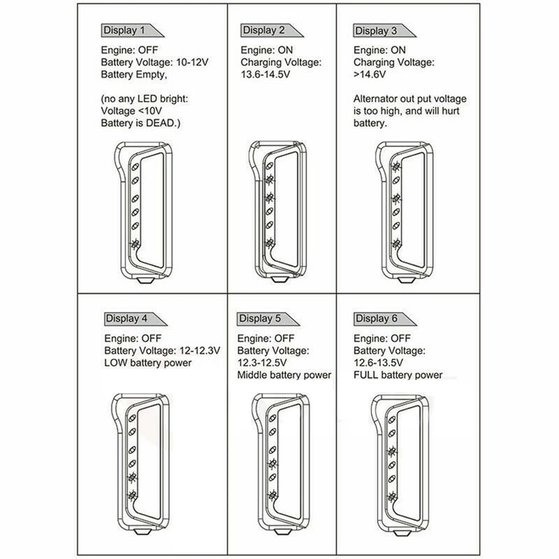 Car AutoCycle Marine Alternator Diagnostic Tool Battery Load Tester 2