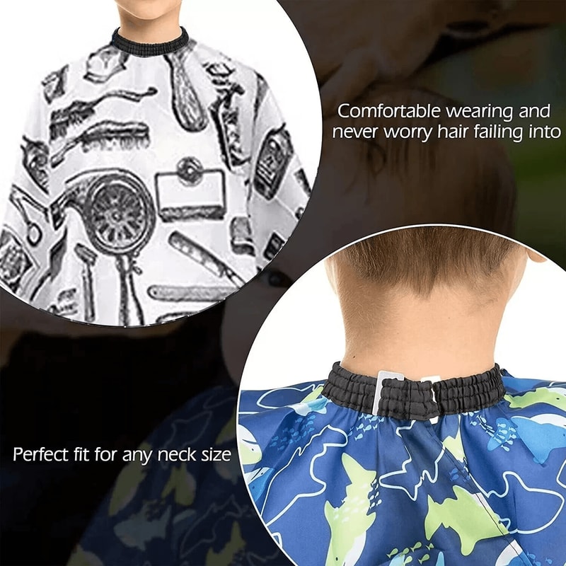 Professional Salon Cape Waterproof Barber Cape For Men Hair Cutting Cape 1