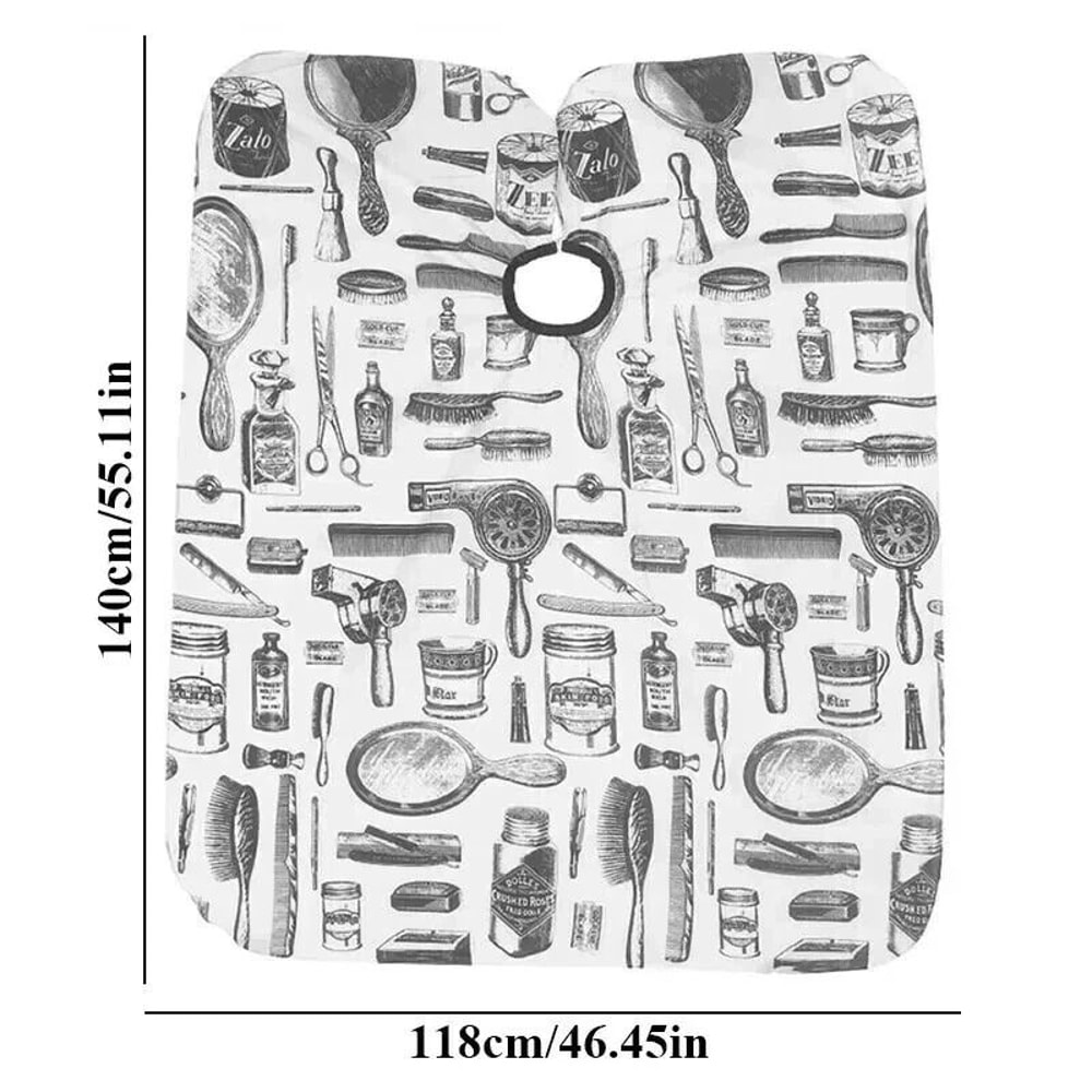 Professional Salon Cape Waterproof Barber Cape For Men Hair Cutting Cape 3