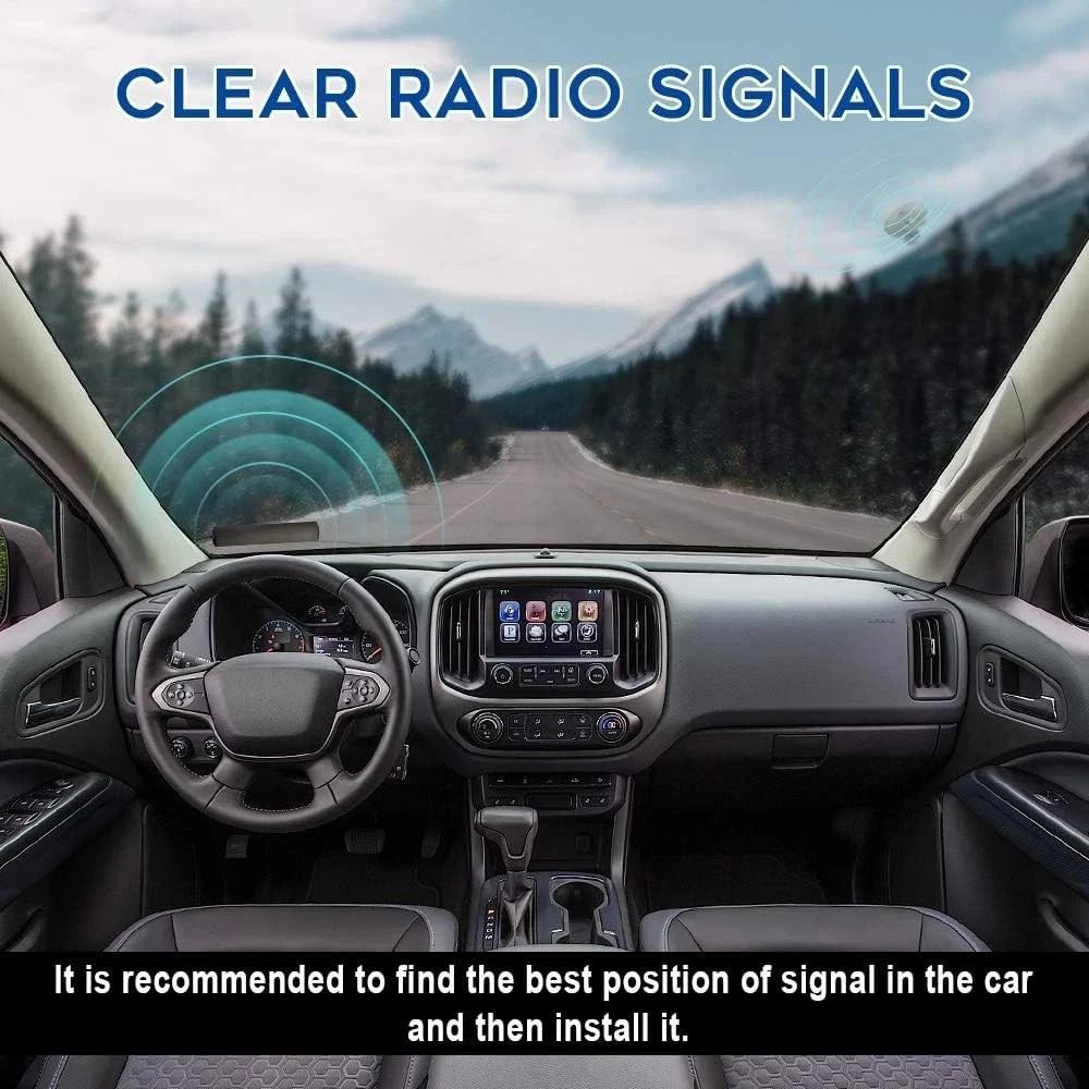 Universal Car Interior Hidden Amplified Antenna Electronic Stereo For AMFM Radio 3