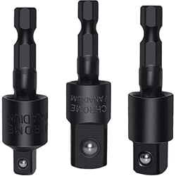 impact driver drill socket adapter set, hex shank conversion tool