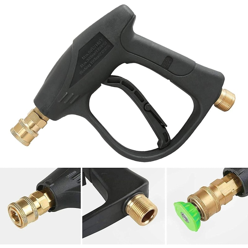 High Pressure Washer Gun PSI Foam Spray Wand For Car Wash Nozzle Tips 4