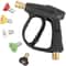 High Pressure Washer Gun PSI Foam Spray Wand For Car Wash Nozzle Tips 7