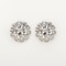 Crystal Bling Sunflower Studs Shining Women Sterling Silver Earrings 4