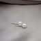 Sterling Silver Jewelry Earrings With Natural Round Pearl Stud For Women 1