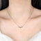 Sterling Silver Necklace Simple Round Small Ball Retro Fashion For Women 0