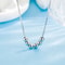Sterling Silver Necklace Simple Round Small Ball Retro Fashion For Women 1