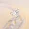 Elegant Sterling Silver Ring For Women 3D Dragonfly Creative Style Fashion Jewelry 3