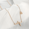 Gold Love Heart Necklace Fashion Women Chain Heartbeat Pendant Jewelry 2