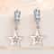 Sterling Silver Earrings For Women Cubic Zirconia Star Tassel Studs 2
