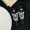 Vintage Hollow Butterfly Tassel Earrings For Women Fashion Jewelry 0